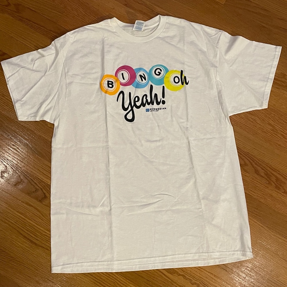 New Norwegian Cruise Line Bingo T-Shirt XL